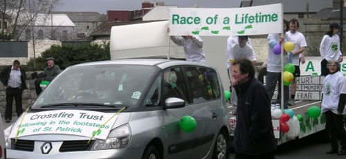 Crossfire Trust - St Patrick's Day parade - Newry